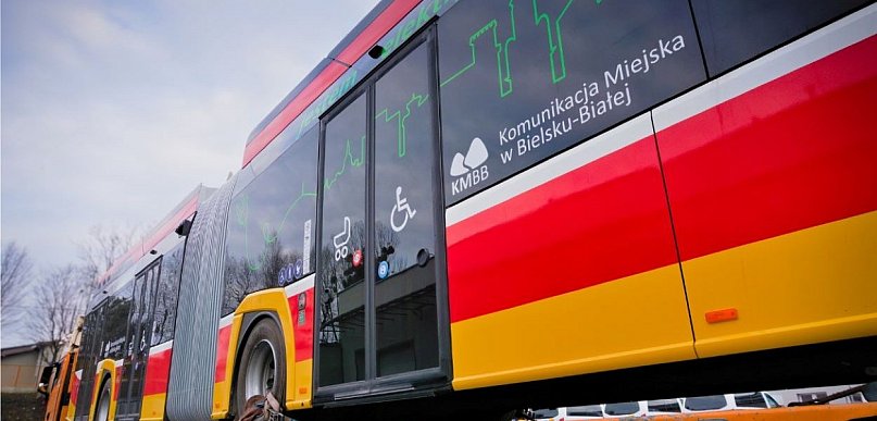 Przegubowe autobusy elektryczne Solaris w Bielsku-Białej