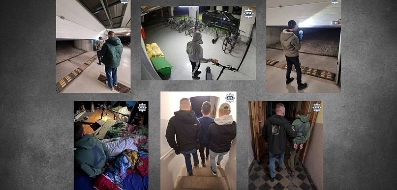 Kradzież hulajnogi w garażu przy ul. Browarnej. Dwóch mężczyzn zatrzymanych