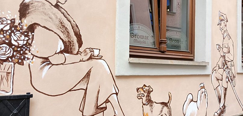 Nowy mural pojawił się na Starówce w Bielsku-Białej