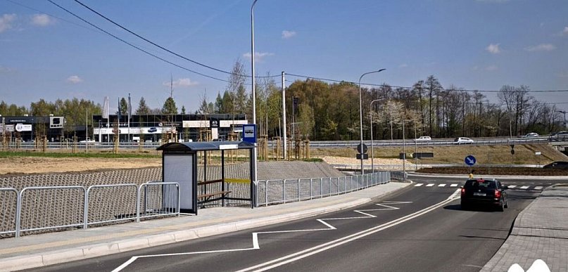 Nowy przystanek autobusowy w Komorowicach Śląskich