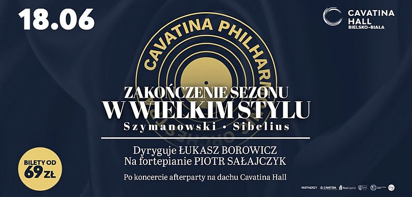 Cavatina Philharmonic Orchestra z koncertem „Zakończenie sezonu w wielkim stylu”