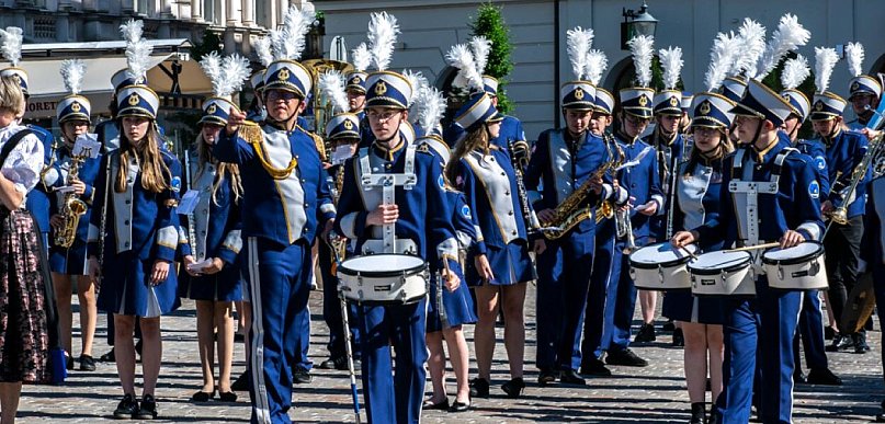 Orkiestry Dęte na placach Bielska-Białej - festiwal ZŁOTA TRĄBKA