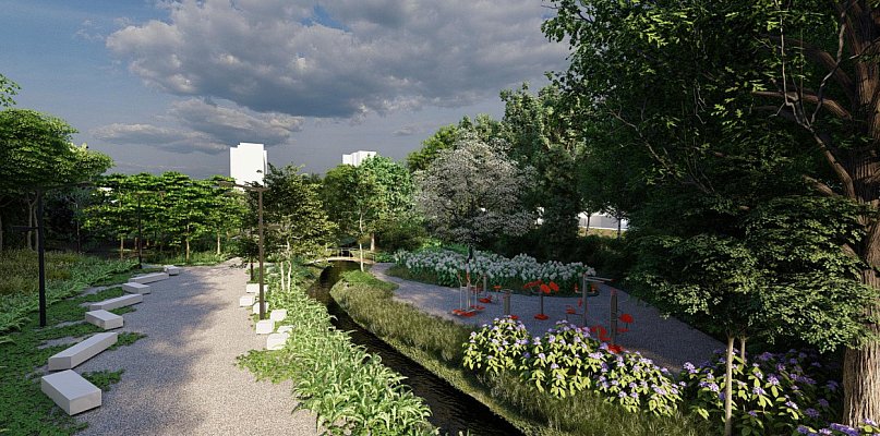 Trwają prace modernizacyjne w parku Skarżyńskiego - 22130