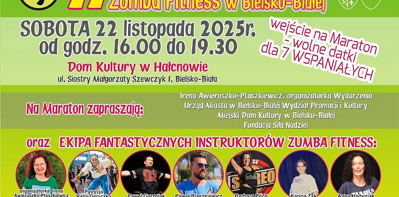 Charytatywny Maraton Zumba Fitness dla 7 wspaniałych już w najbliższą sobotę - 22259