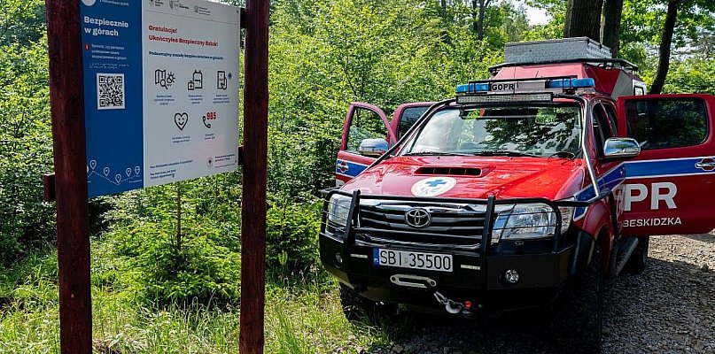 W Bielsku-Białej otwierają edukacyjny Bezpieczny Szlak z GOPR