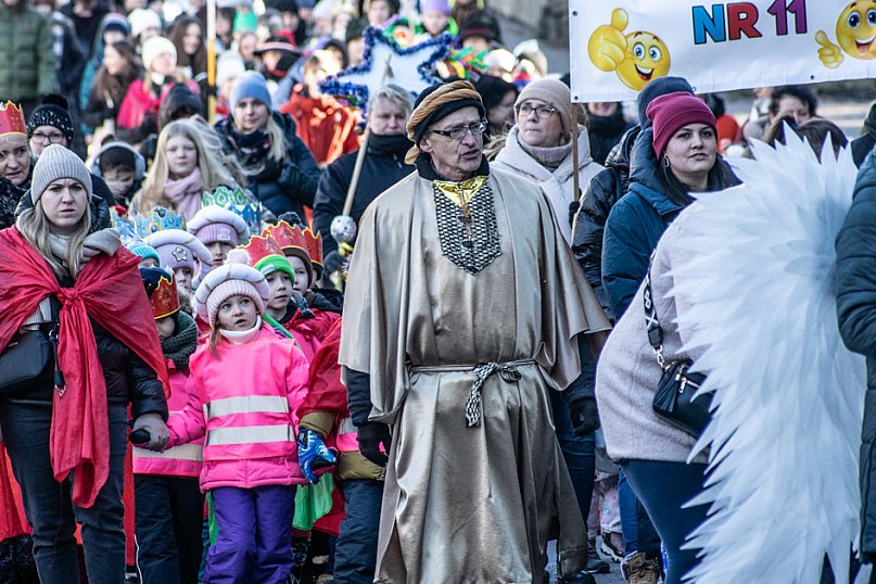 Kolędowanie na ulicach Bielska-Białej
