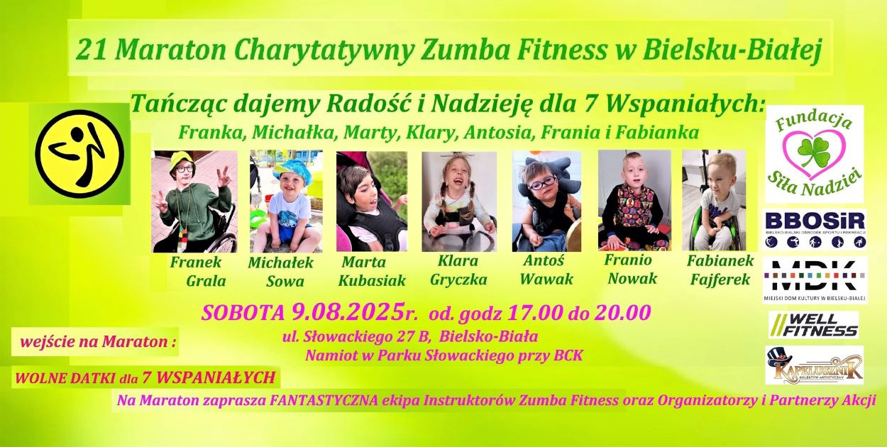 Zumba dla Nadziei – 21. Maraton Charytatywny 