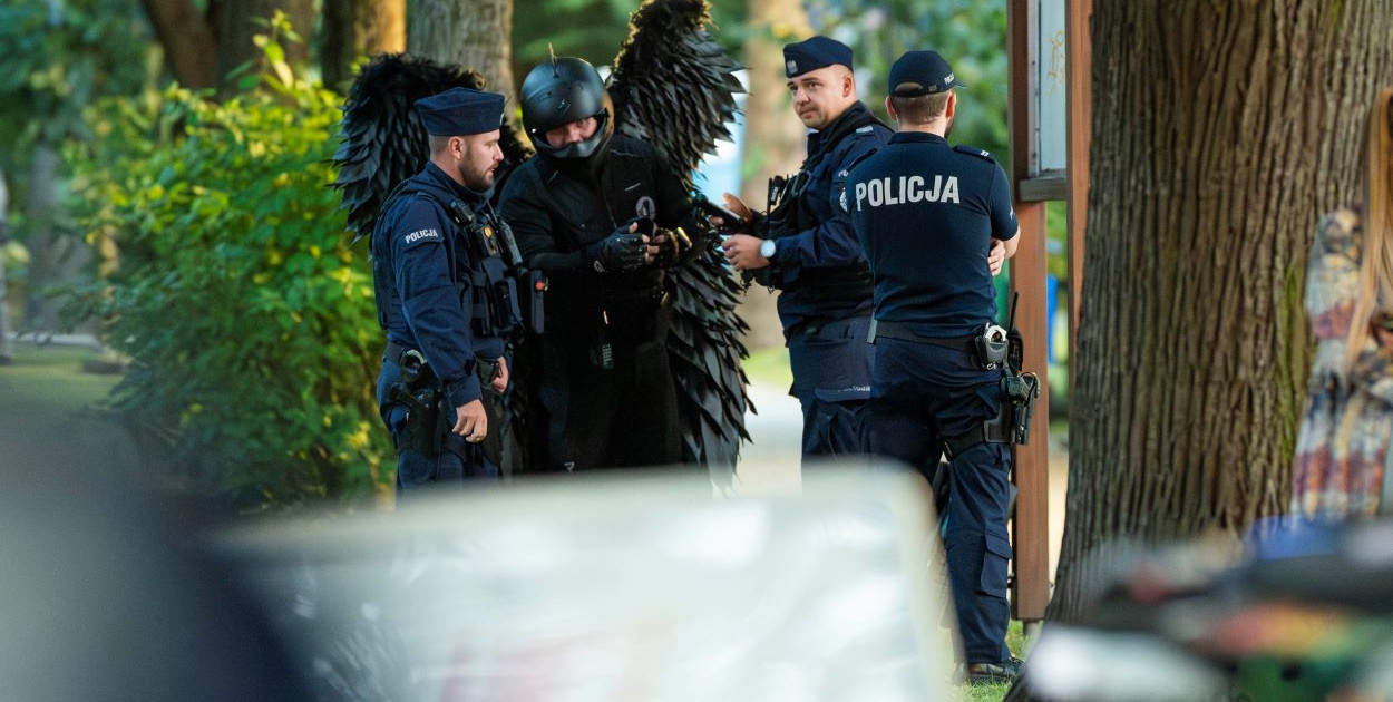 Czarny Anioł na jednokołowcu – incydent na „Wlocie na Spot” w Bielsku-Białej