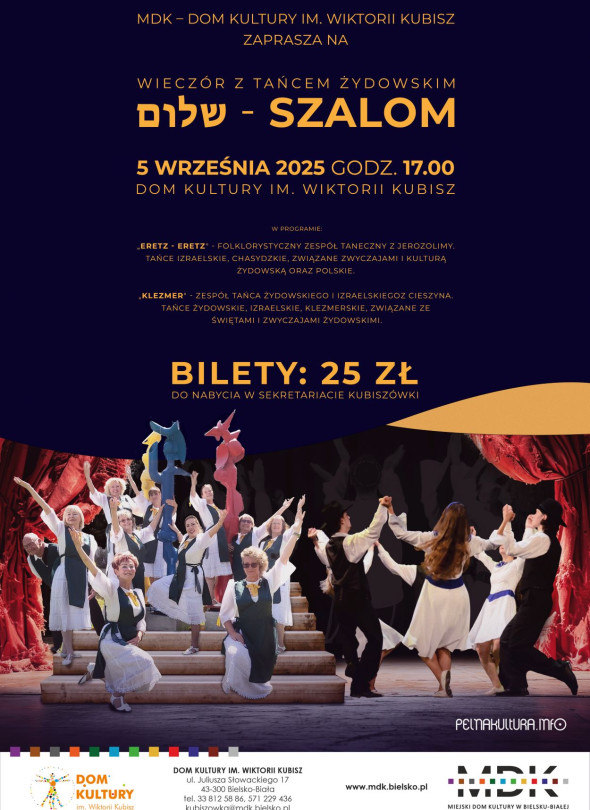 WIECZÓR Z TAŃCEM ŻYDOWSKIM „SZALOM"