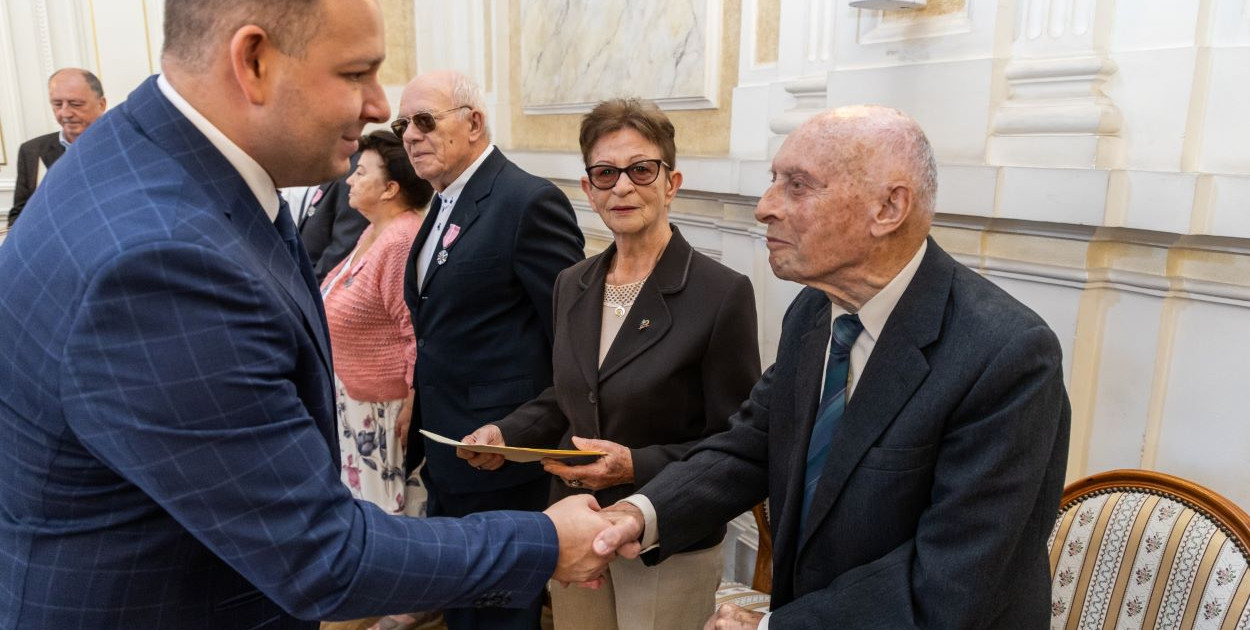  60-lecie ślubu Czesławy Pszczolińskiej-Burczak i Zbigniewa Burczaka
