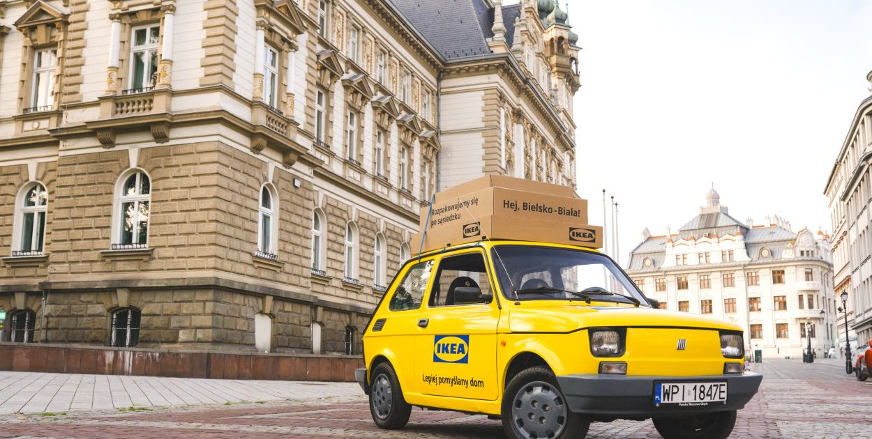 MALUCH z symbolami sklepu IKEA / fot. Dawid Nawrocki