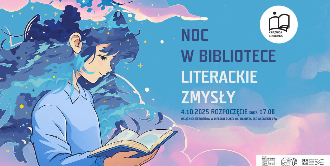 Noc w Bibliotece – Literackie Zmysły już 4 października w Książnicy Beskidzkiej