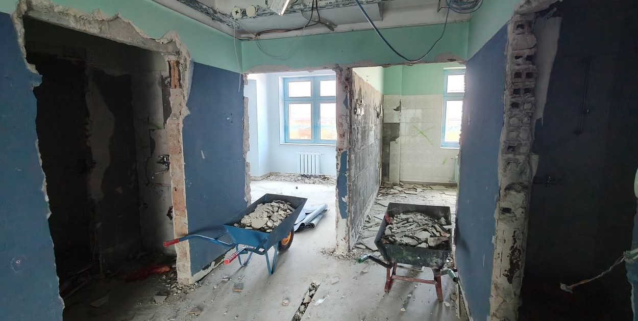 Prace remontowe / fot. Szpital Wojewódzki
