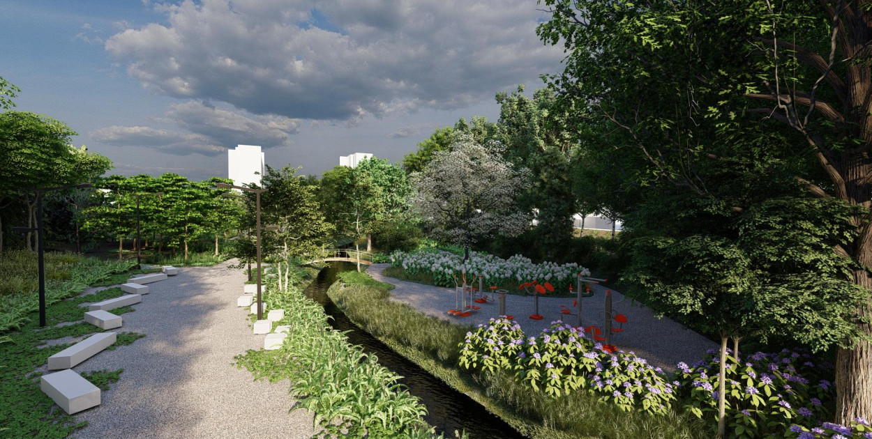 Park Skarżyńskiego - wizualizacja