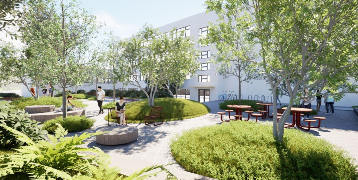 Zielony zakątek - wizualizacja