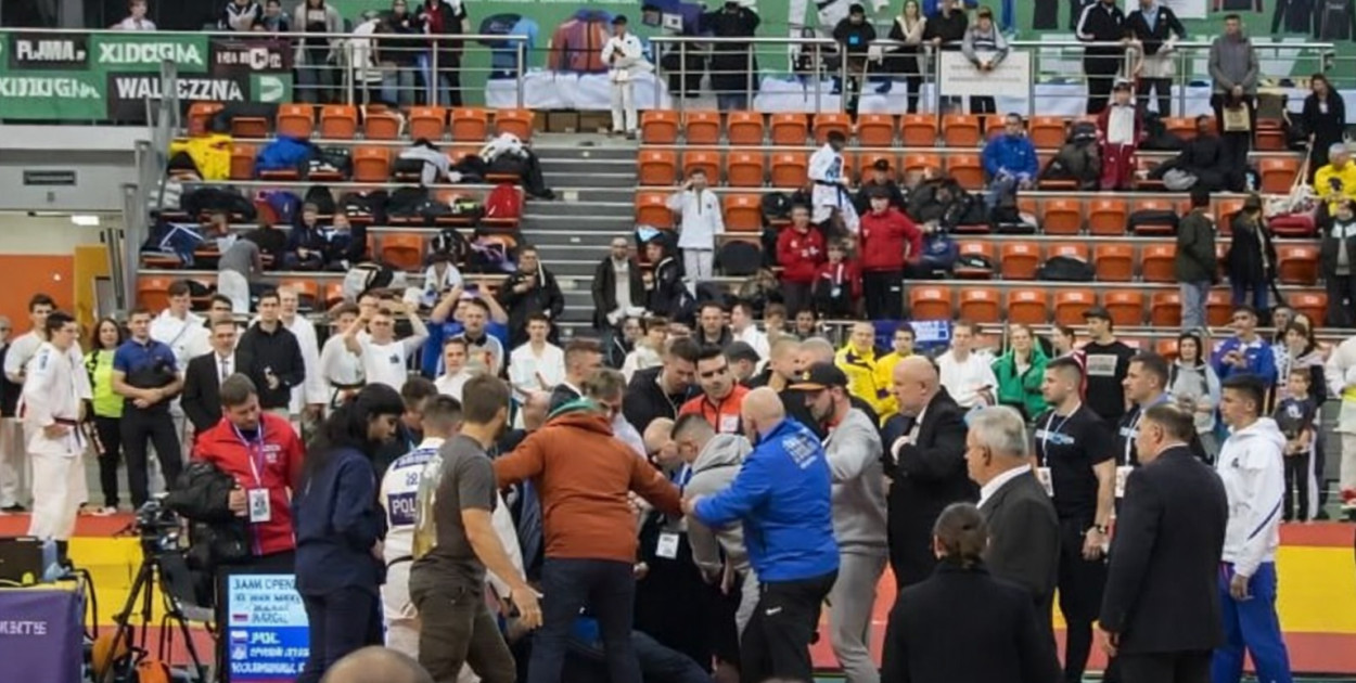 Incydent podczas zawodów judo w Bielsku-Białej