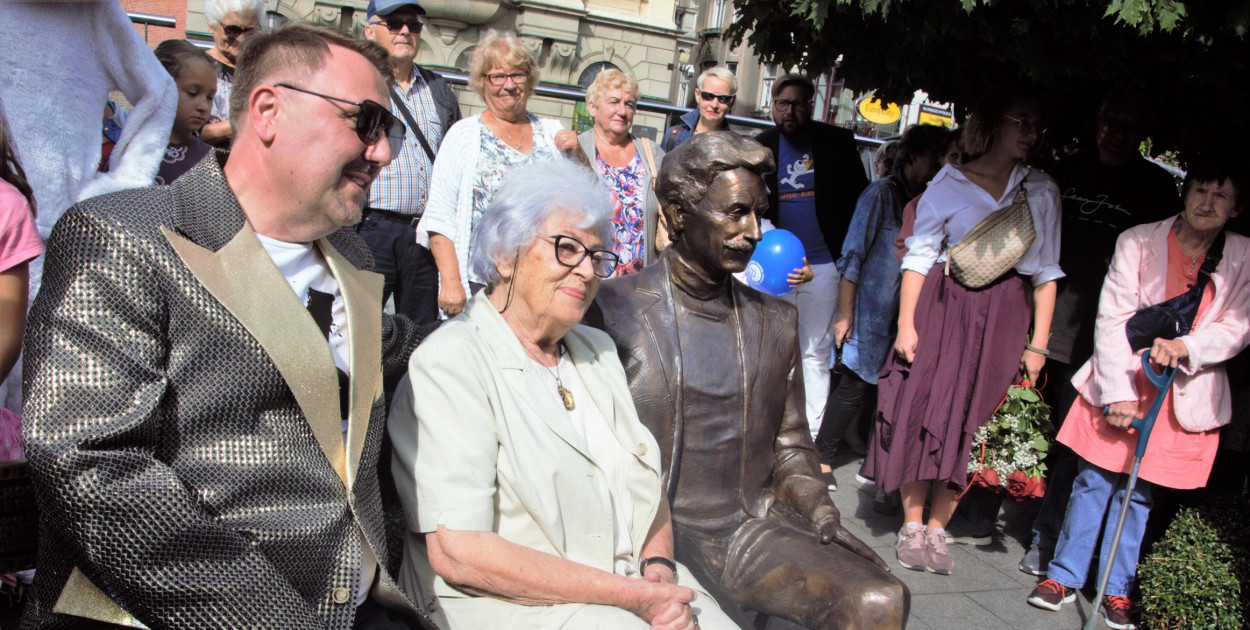 Odsłonięcie pomnika Lechosława Marszałka w 2023 r.