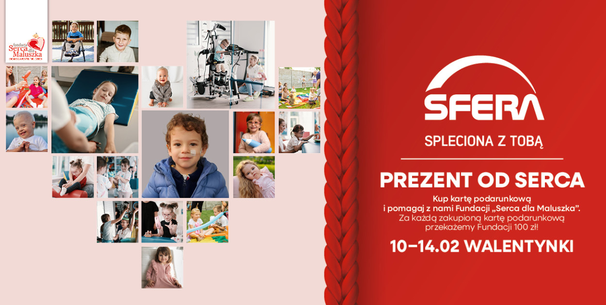 Walentynkowa akcja w Galerii Sfera