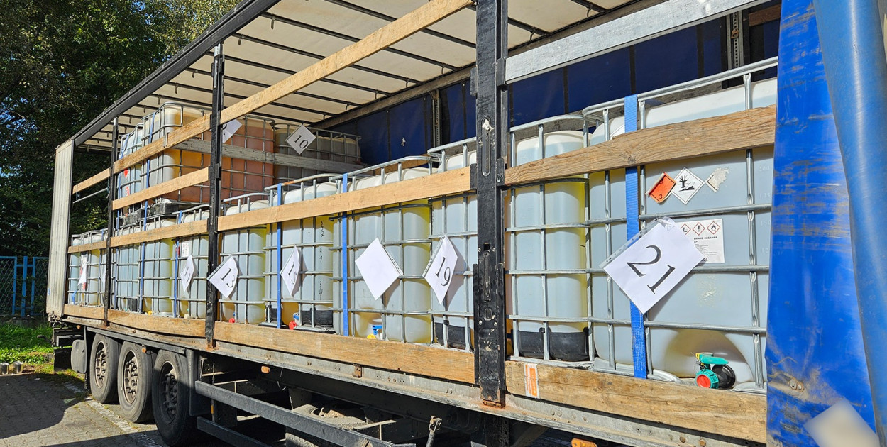 Kontrola SENT na S1 w Bielsku-Białej – 30 tys. litrów paliwa