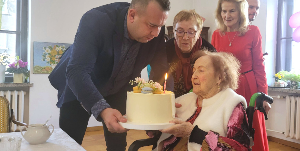 Setne urodziny Ireny De Maria w Bielsku-Białej. Dołączamy się do życzeń!
