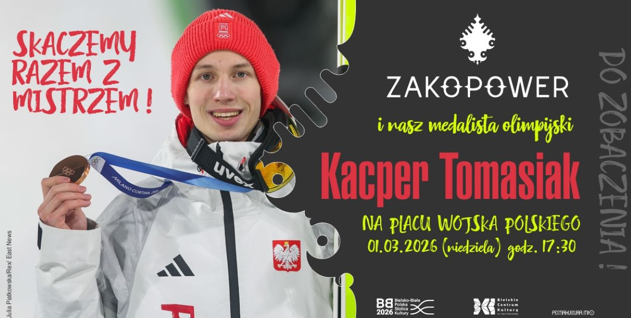 Spotkanie z Kacprem Tomasiakiem – 1 marca na placu Wojska Polskiego