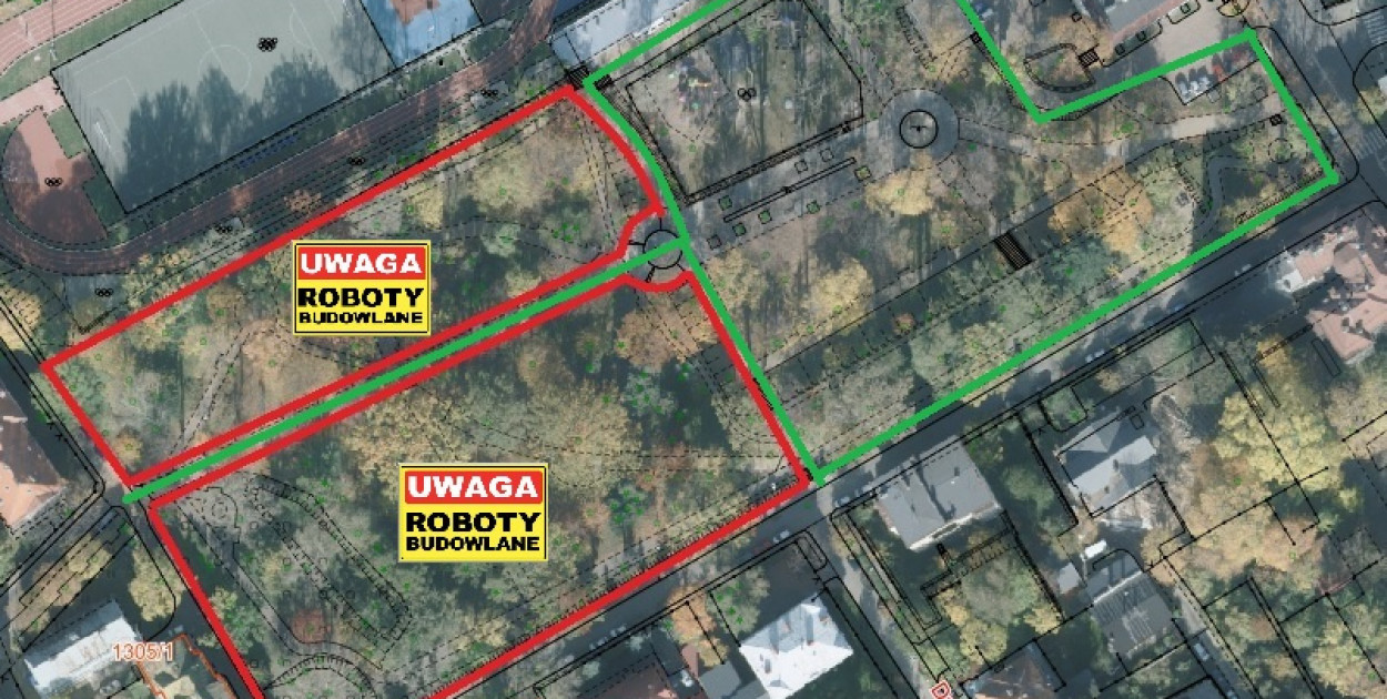 Park Słowackiego częściowo udostępniony dla mieszkańców