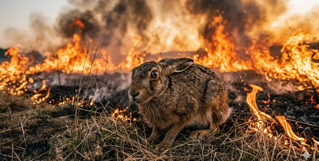 Pożary traw znów wracają wiosną. Ponad 50 interwencji od początku roku