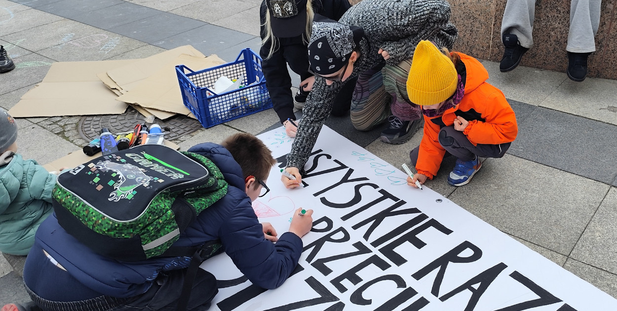 Bielsko-Biała: street party przeciwko rasizmowi