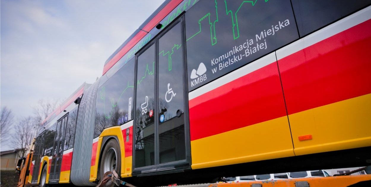 Przegubowe autobusy elektryczne Solaris w Bielsku-Białej