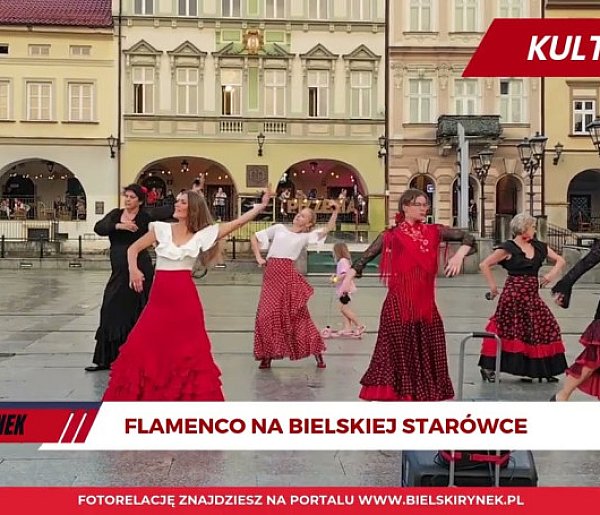 Pokaz flamenco na bielskiej Starówce