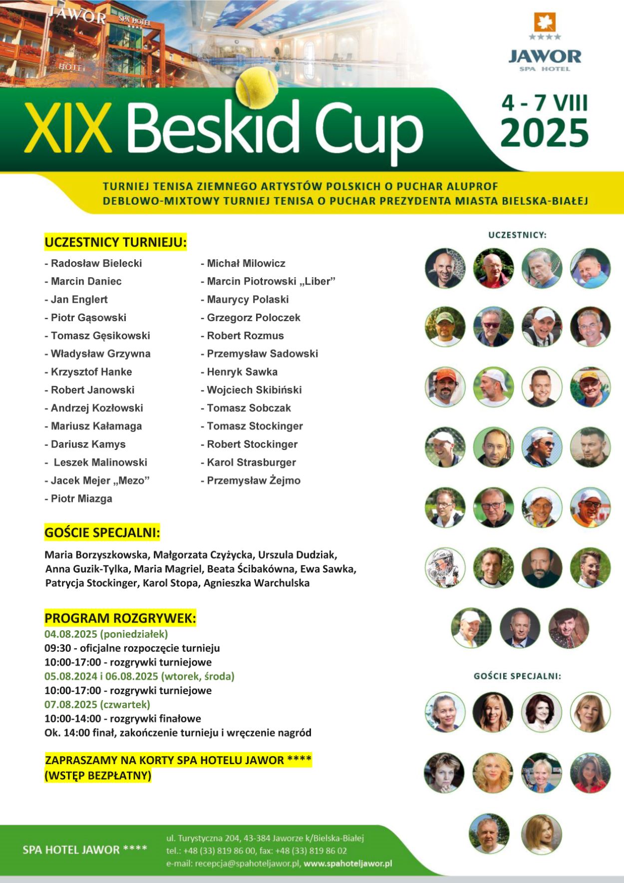 XIX BESKID CUP W HOTELU JAWOR SPA