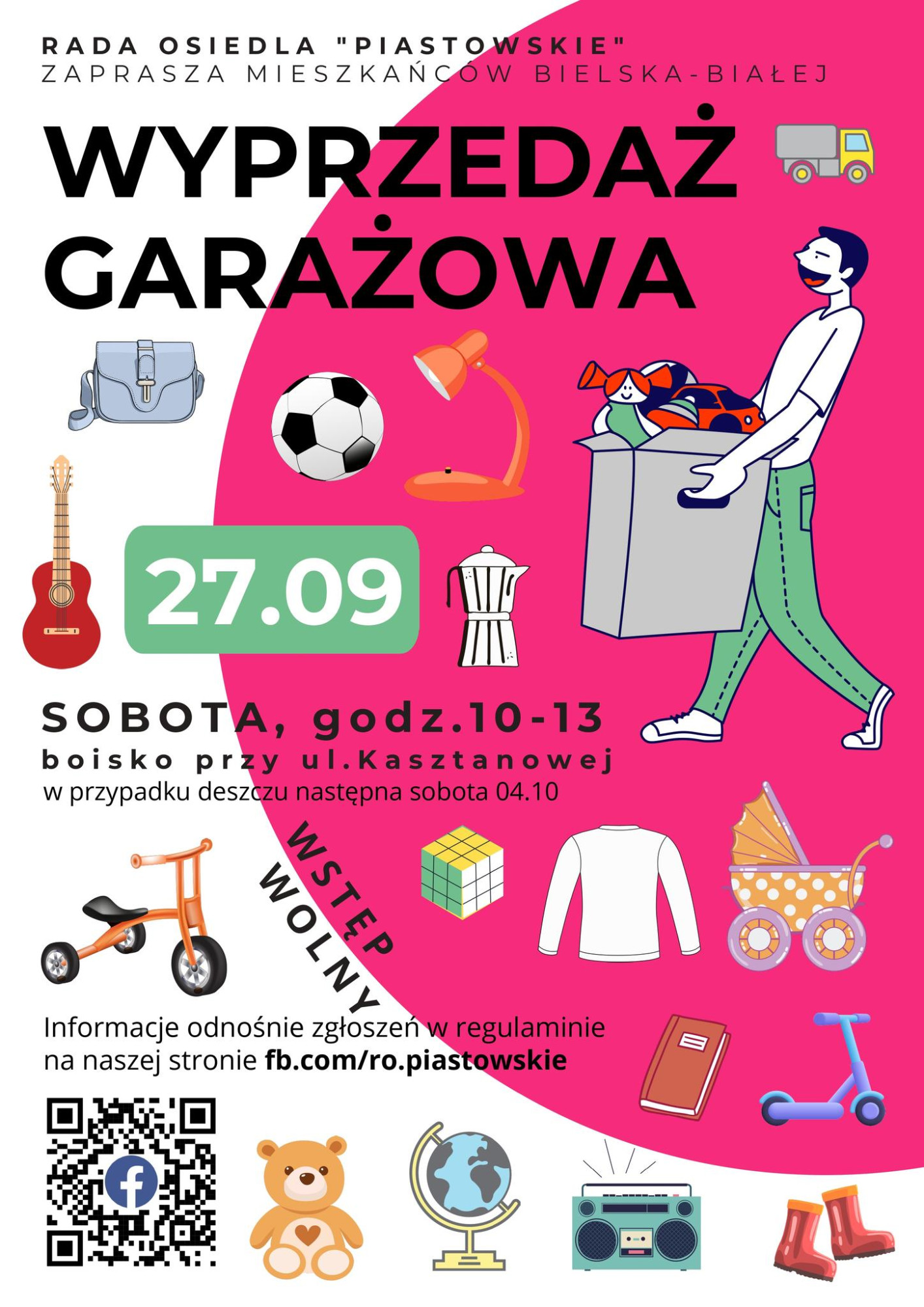 Plakat organizatora