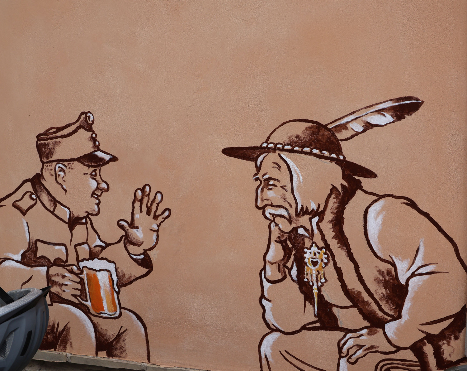 Mural na Starówce