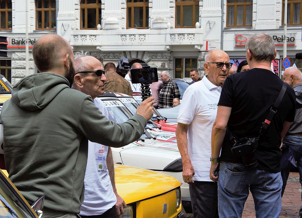 Sobiesław Zasada i Longin Bielak przed startem do Turynu