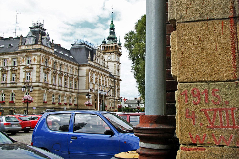 Rekordowy poziom wody podczas powodzi w roku 1915