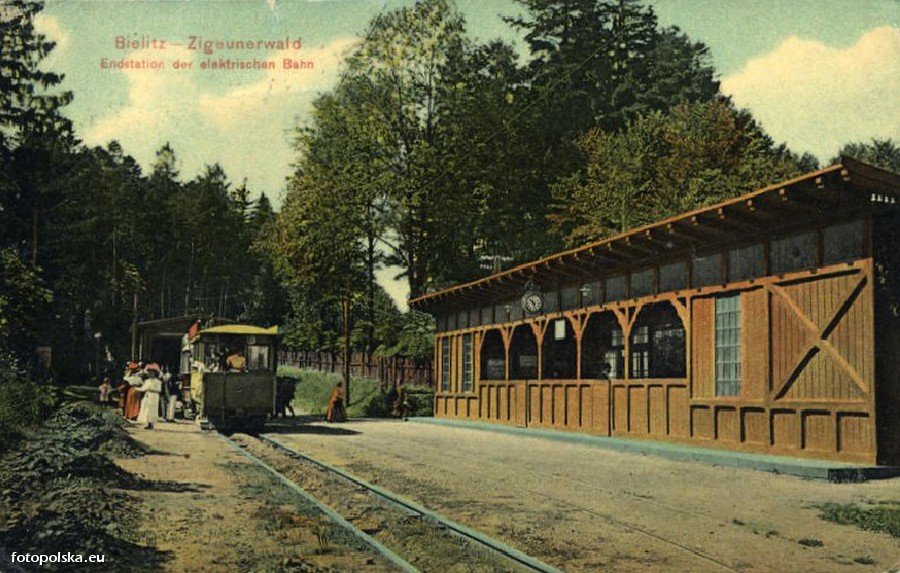 Zajezdnia w Cygańskim Lesie 1911 r.