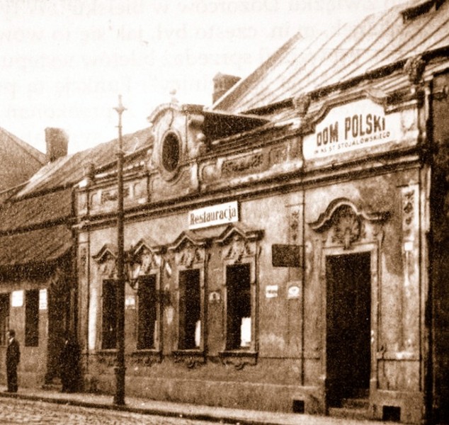  Bielsko-Biała. Budynek Domu Polskiego w latach 30. XX wieku (zniszczony w 1974)