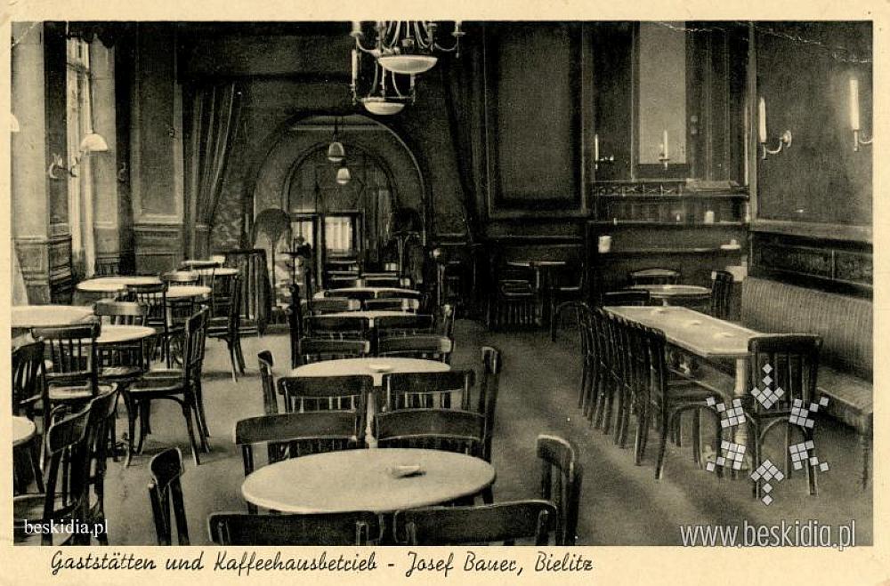 Cafe Bauer - rok 1940 / fot. Beskidia.pl