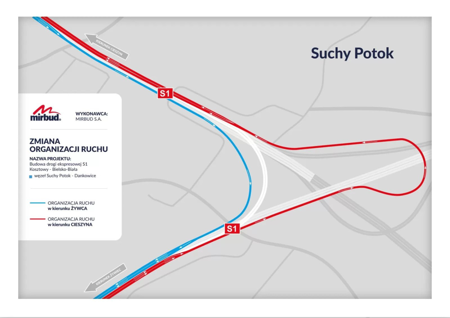 Suchy Potok - mapa sytuacyjna