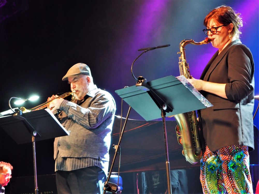 Randy Brecker i Ada Rovatti 