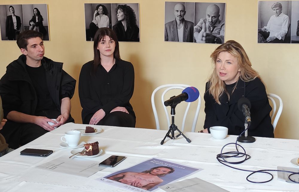 Krystian Szymczak, Agata Stanula i reżyserka Lena Frankiewicz