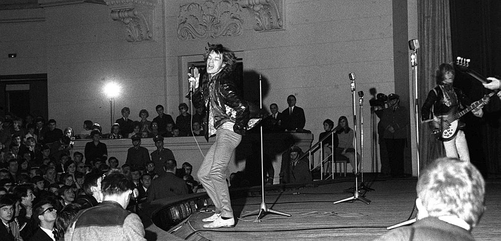 1967 - Mick Jagger w Sali Kongresowej w Warszawie