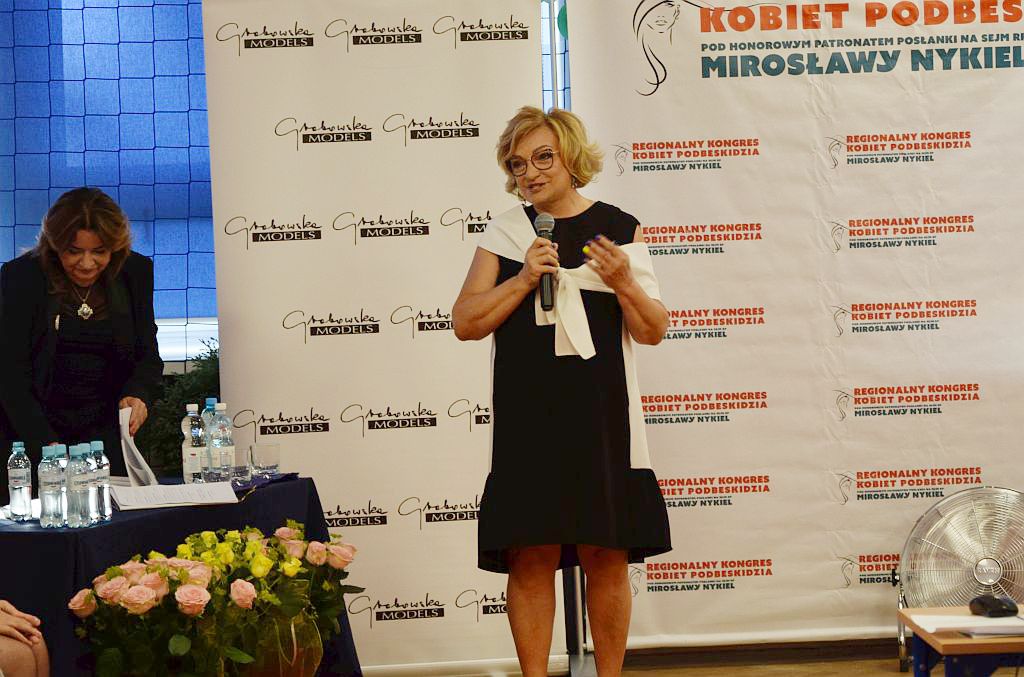 Posłanka na Sejm RP Mirosława Nykiel - patronka honorowa Regionalnego Kongresu Kobiet Podbeskidzia