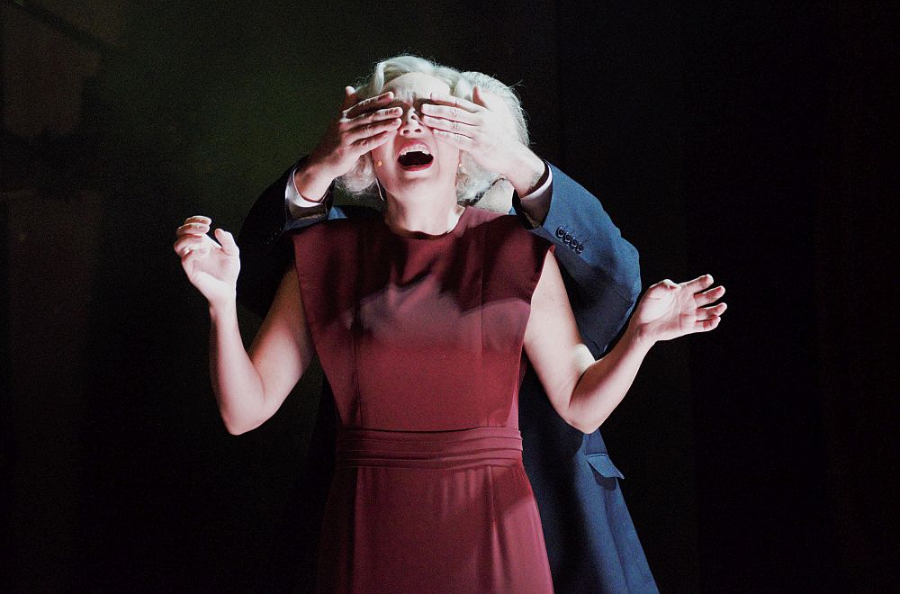 Anna Guzik-Tylka (Fraulein Schneider) i Tomasz Lorek (Rudolf Schultz)
