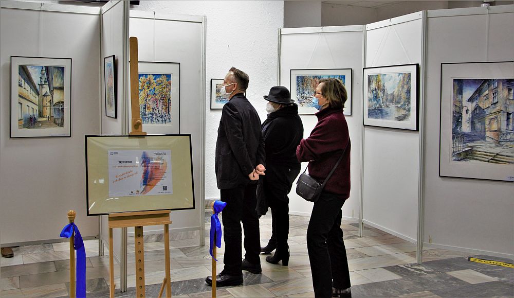 18 stycznia w Książnicy Beskidzkiej odbył się wernisaż wystawy malarskiej Leszka Henryka Dryji 