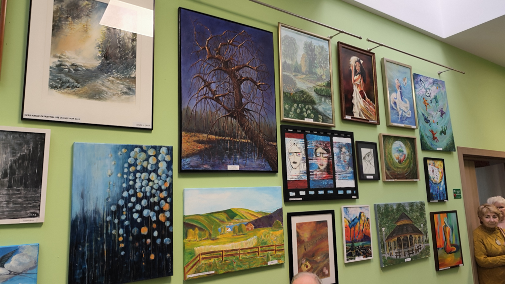 Wernisaż wystawy w Centrum Seniora