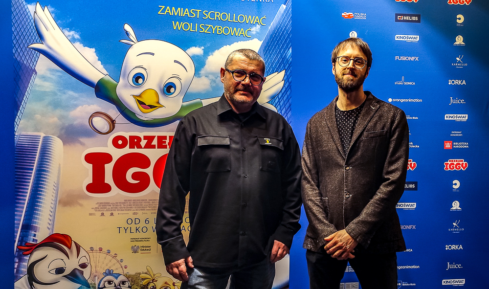 reżyser Bartosz Kędzierski, kompozytor Michał Szablowski Prapremiera filmu Orzełek IGGY