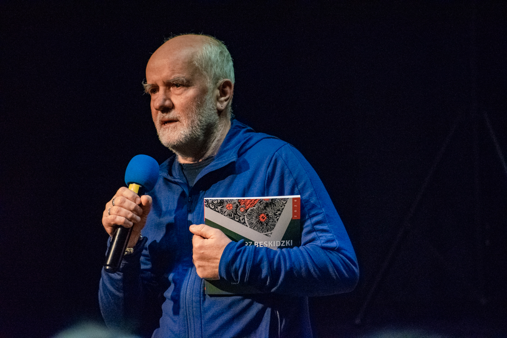 Jacek Bożek - prezes fundacji GAJA Spotkanie promocyjne Kalendarza Beskidzkiego 2026