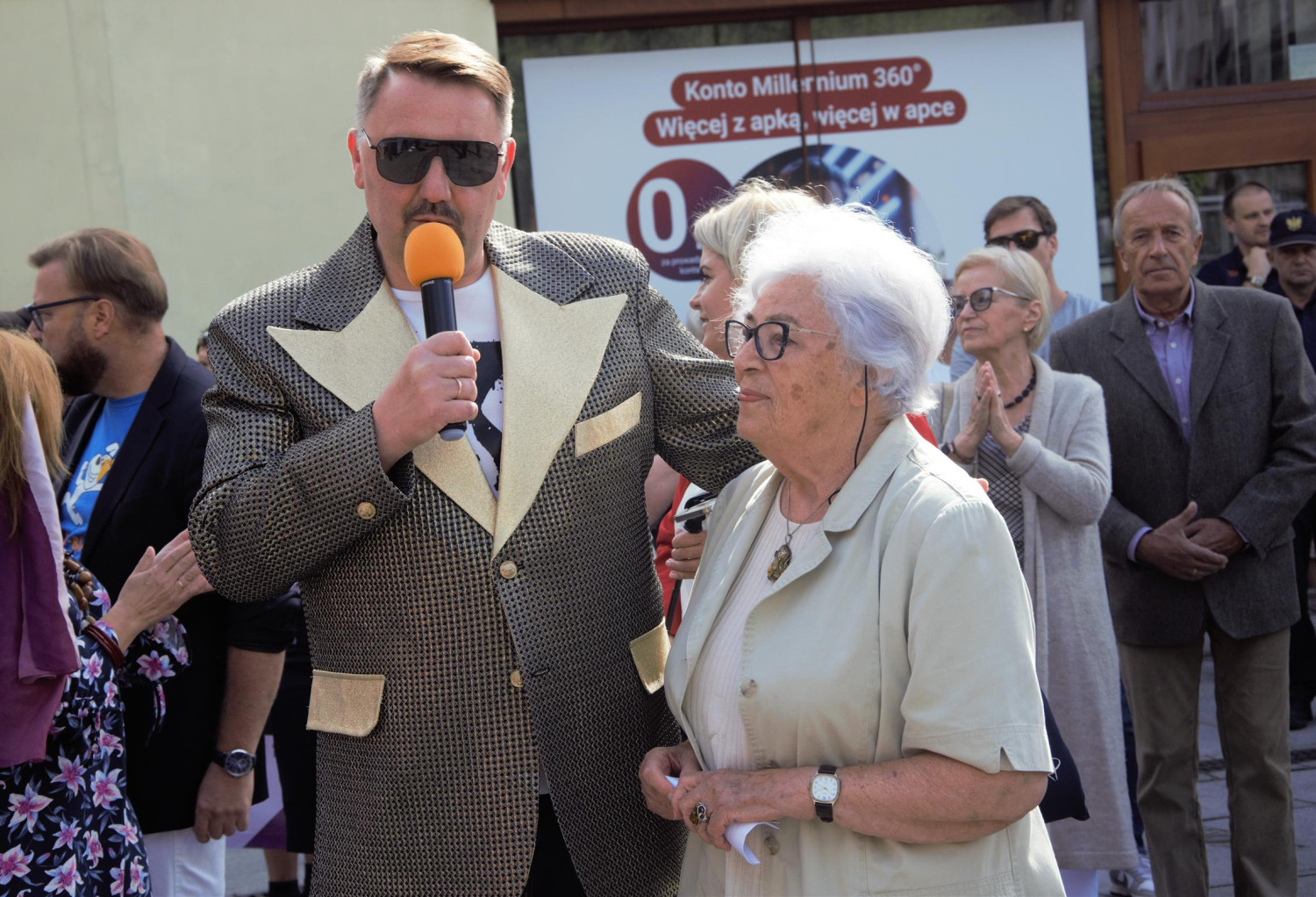 Odsłonięcie pomnika Lechosława Marszałka