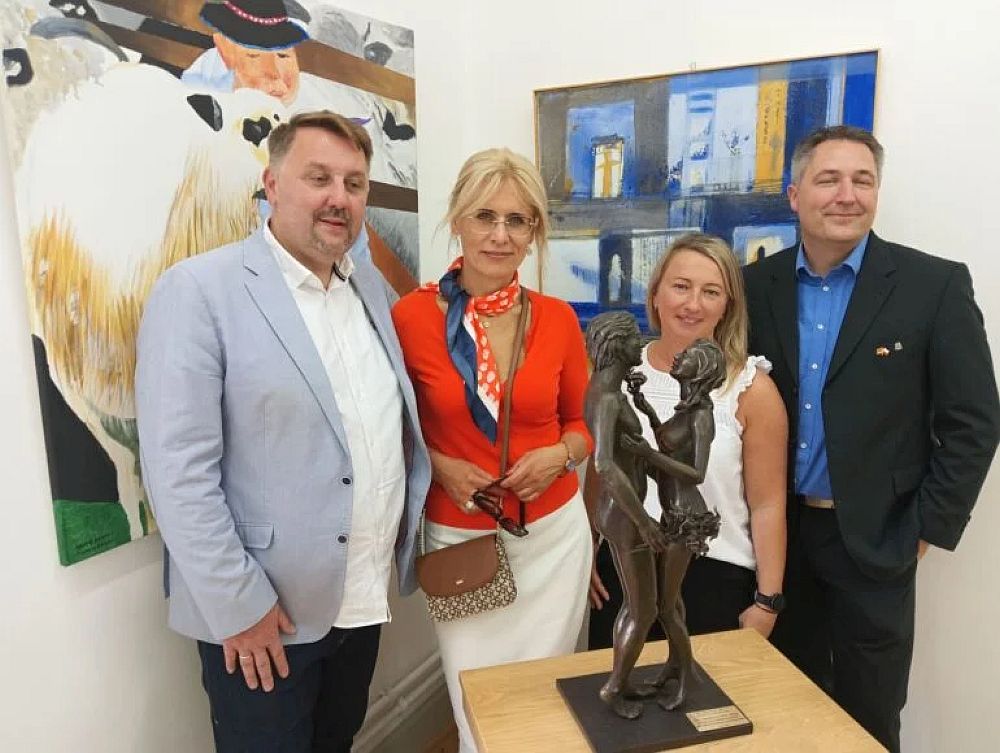 Rzeźba Bielsko i Biała dla miasta Wolfsburg